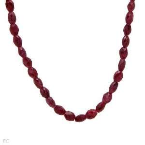   Ruby Ladies Necklace. Length 19 in. Total Item weight 37.0 g. Jewelry