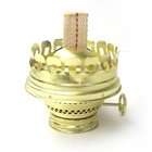 Darice Welcome Light Electric Candle Lamp Has Bright Brass Color Base 