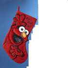 Kurt Adler 17 Sesame Street Elmo Ho Ho Ho Applique Christmas 