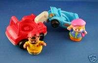 Fisher Price Little People Tow n Go 1999 mechanic julie  