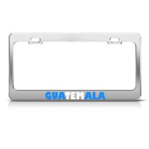   Country license plate frame Stainless Metal Tag Holder Automotive