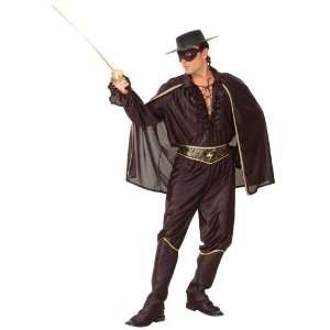   Masked Bandit Zorro Mens Fancy Dress Costume Small Toys & Games