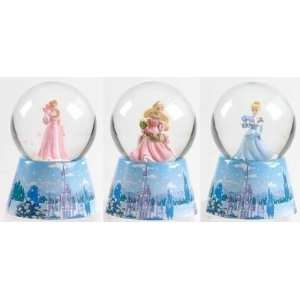   Pack of 12 Disney Princess Glitter Snow Globes 2.75 Home & Kitchen