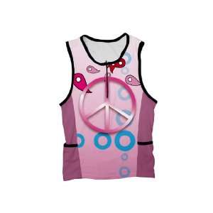  Pink Peace Triathlon Top for Men