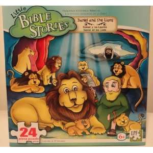 Little Bible Stories 24 Piece Puzzle   Daniel and the Lions  Toys 