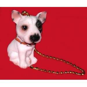  Bull Terrier Dog Puppy Ceiling Fan Pull Light Chain 