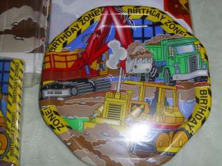 Construction Tonka Party Plates Cups Napkins & More NEW  