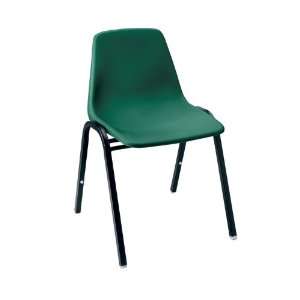  KI Furniture Poly Stack Chair with Enamel Frame: Office 