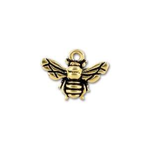  Antique Gold Honey Bee Charm Arts, Crafts & Sewing