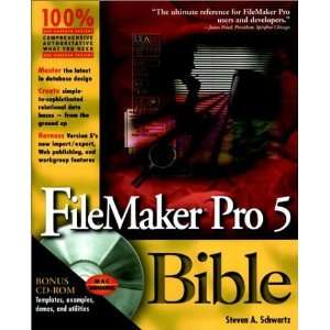  Filemaker Pro 5 Bible [Paperback] Steven A. Schwartz 