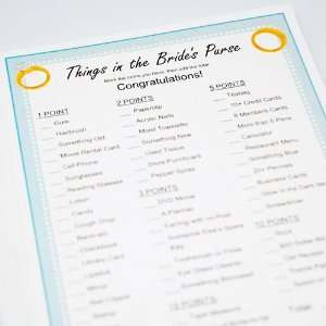  Exclusive Personalized Things in a Brides Purse Game 