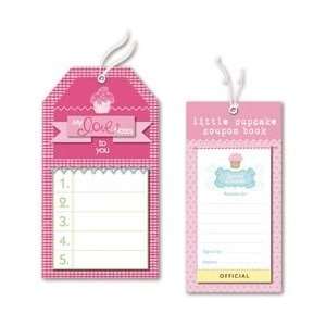 Thru LYB Cupcake Love Specialty Tags Approximately 2.5X5 Stitched 