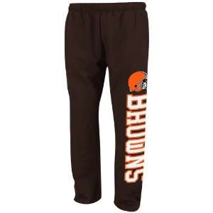   Cleveland Browns Brown Shuffle Left Fleece Pants