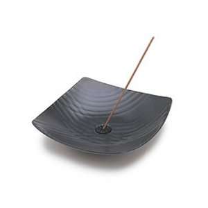  Yukari Black Wave Plate   Decorative Incense Holder From 