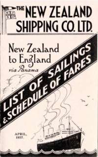 NEW ZEALAND SHIPPING COMPANY / N.Z.S.Co.