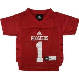  Indiana Hoosiers Toddler Football Jersey: Toddler Red #1 