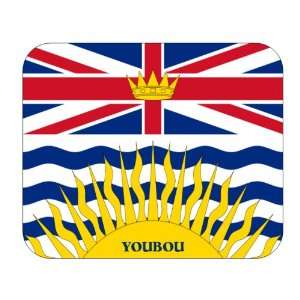  Canadian Province   British Columbia, Youbou Mouse Pad 
