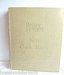 Better Homes and Gardens New Cook Book, 1965,Hc#2810  