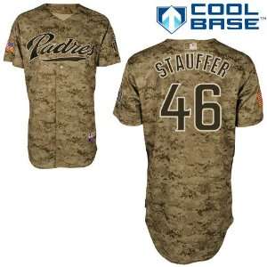 Tim Stauffer San Diego Padres Authentic Camouflage Cool Base Jersey By 