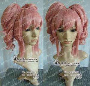 Rebellious Lulu repair Anya Short Cosplay Pink Wig  