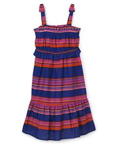Little Marc Jacobs Girls Laci Cabana Stripe Dress   Sizes 2 6