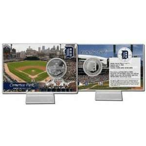  Detroit Tigers Comerica Park Silver Coin Card: Sports 