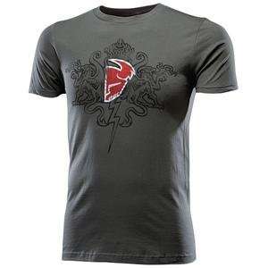  Thor Motocross Ozzlift T Shirt   Large/Charcoal 
