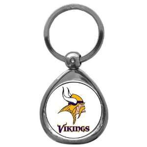 Minnesota Vikings NFL High Polish Chrome Key Tag w/ Photo Dome  