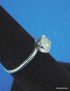   Diamond Solitaire Engagement Ring   0.625 CT   Platinum Band  