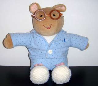 Bedtime Arthur Plush stuffed animal toy pajamas bunny  