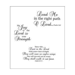Heartfelt Creations Cling Rubber Stamp Set 5X6.5 Trust In The Lord
