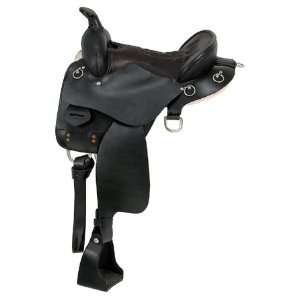   Series Trekker Endurance Trail Saddle with Horn: Sports & Outdoors