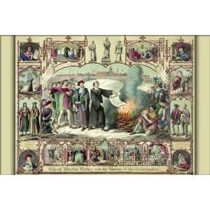  Martin Luther and the Heroes of the Reformation   24x36 