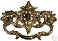 Victorian DRAWER PULL, Replacement, Brass, 3 cnt. #2  