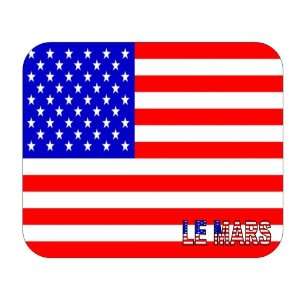  US Flag   Le Mars, Iowa (IA) Mouse Pad 