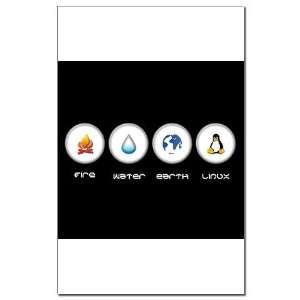  Linux 4th element Internet Mini Poster Print by  