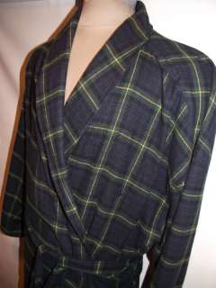 NWT Mens Polo Ralph Lauren Blue Cotton Flannel Robe 075338846330 