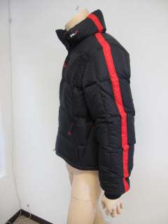 RLX Ralph Lauren Black/Red Zip Up Puffy Jacket S  