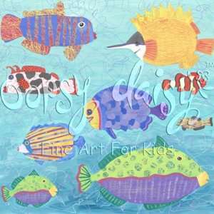  School of Fish   Canvas Wall Art: Baby