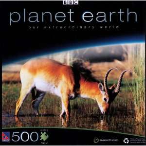  Planet Earth BBC 500 Pc. Puzzle   Red Lechwe Toys & Games