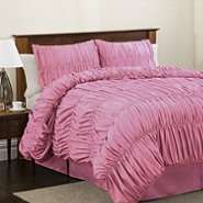 Lush Decor Venetian Juvy 4pc Full Comforter Set Pink 