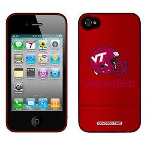  Virginia Tech Helmet on AT&T iPhone 4 Case by Coveroo 