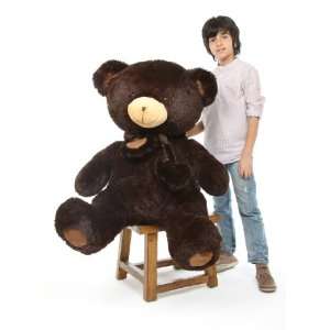   45 inch Chocolate Brown Huggable Cute Giant Teddy Bear: Toys & Games