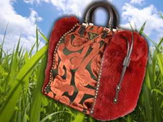 Prada Womens Toto mink fur handbag  