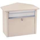  Beige Wall  or Post mount Mail House Mailbox