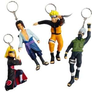  Naruto Set of 4 Figures Key Chain Set Just Arrived 
