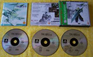 Final Fantasy VII GH Artwork Misprint MINT Complete FF7 711719416326 
