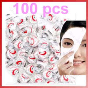 100pcs Skin Care Paper Compress Masque Masks DIY Facial  