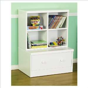    Babyletto 2 Piece Storage Cubbies and Drawer in White Baby