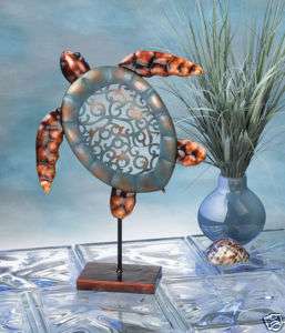Regal Art 3D Sea Turtle Tabletop Sculpture Decor 14.5  